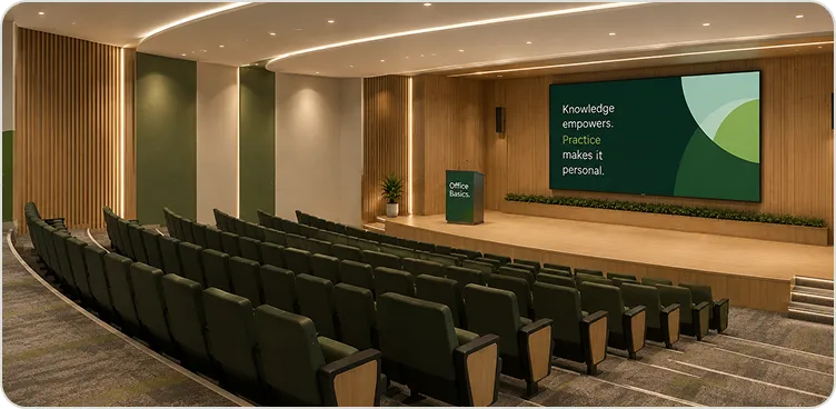 Auditoriums AV installation