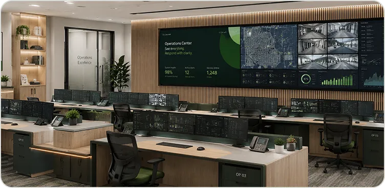 Control rooms AV installation