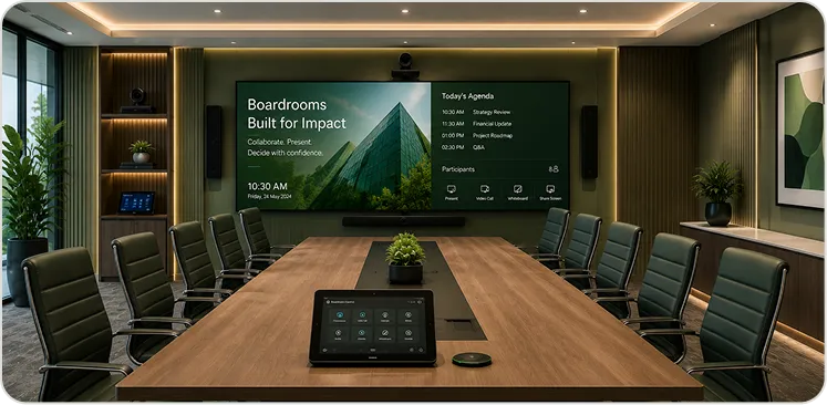 Boardrooms AV solution