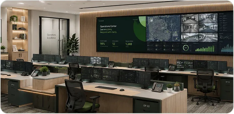 Control Rooms AV solution