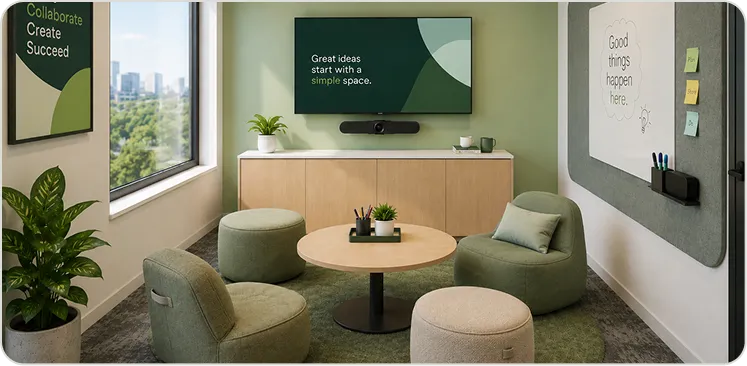 Huddle Rooms AV solution